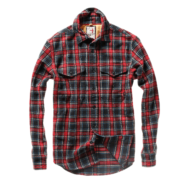 Relwen Brushed Flannel Long Sleeve Shirt