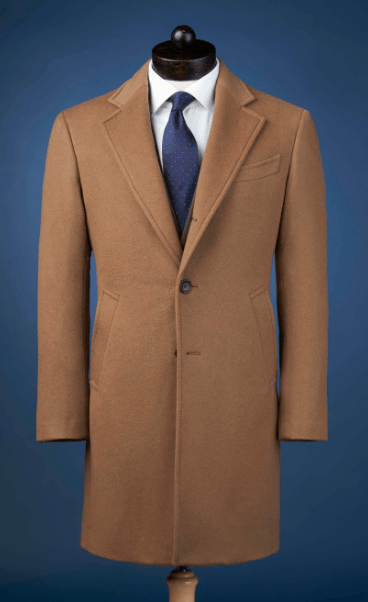 Spier & Mackay s Camel Wool and Cashmere Overcoat