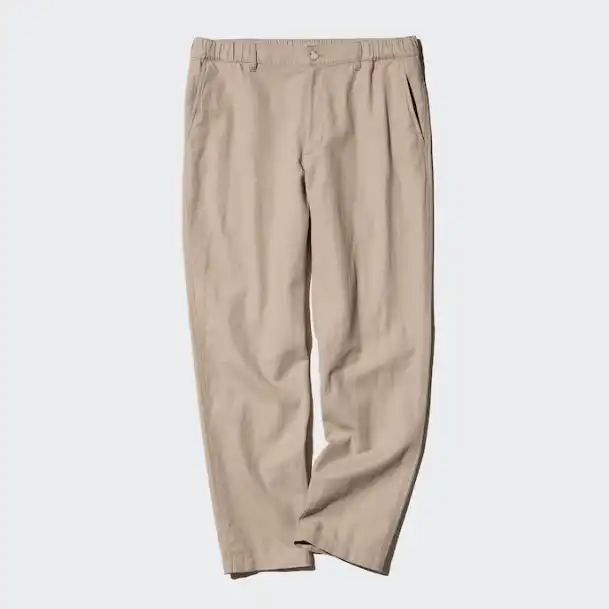 Uniqlo Linen-Blend Relaxed Pants
